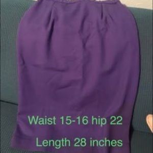 Vintage Pendleton wool skirts plus size 14/16